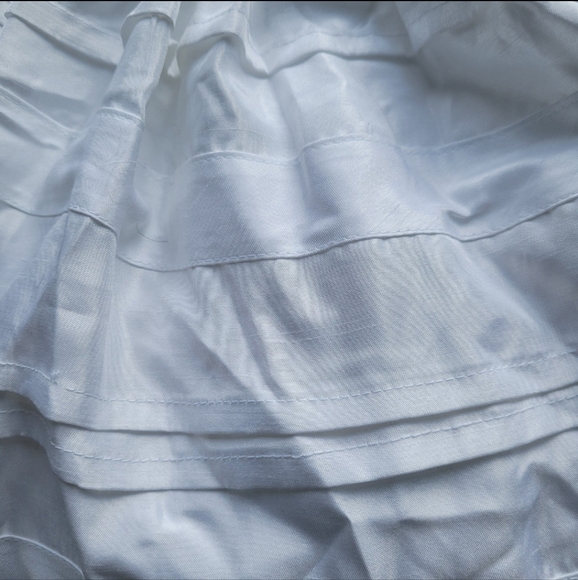 White Ruffle Dress - Picture 4 of 6